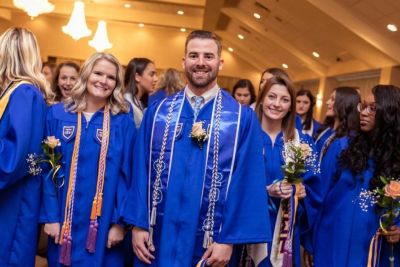 Students at Nightingale Ceremony