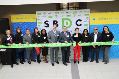 Small Business Development Center ribbon cutting