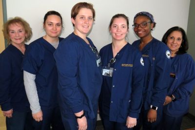 Senior nursing students worked along perioperative nursing at UPenn