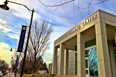 Front of Kapelski Learning Center 