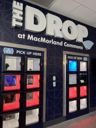 Food lockers called The Drop at MacMorland Commons