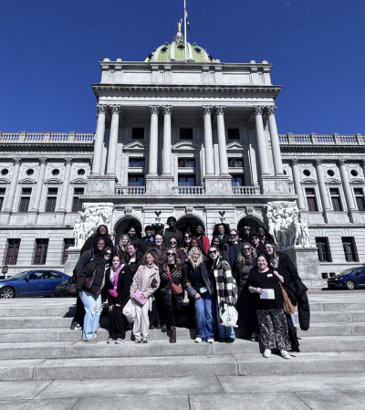 widener social work students in harrisburg with LEAD program