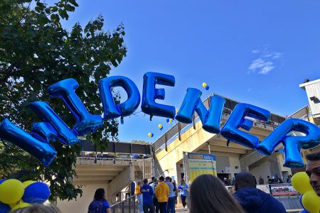Widener Homecoming Sign