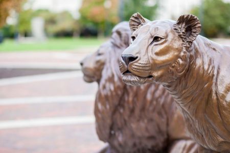 Pride Statue 960x640 Close up of Pride statue on campus