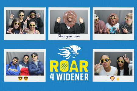 Students showed their pride with a photobooth