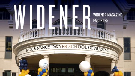 The cover of the Fall 2025 issue of the Widener Magazine