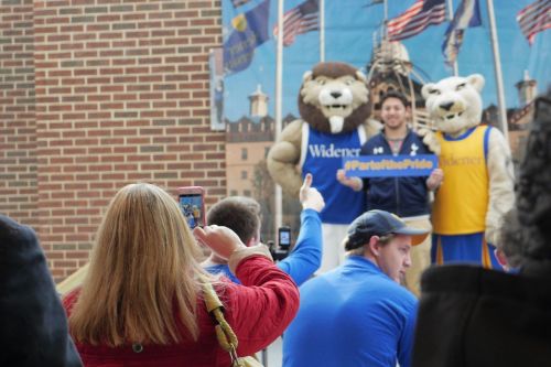 Mascot student photo
