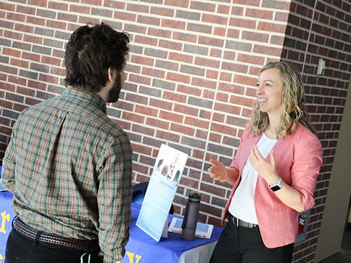 Graduate Student with Faculty Open House 500x375 Graduate Student with Faculty