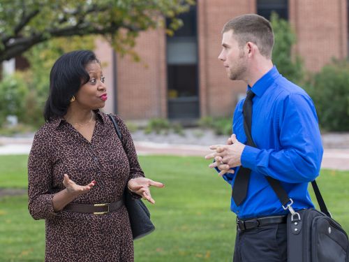 Graduate Students on Campus