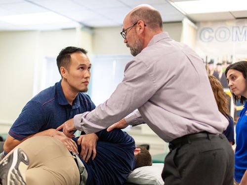 Physical Therapy Mentorship in Lab