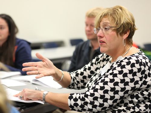 Professor in Graduate Education Class