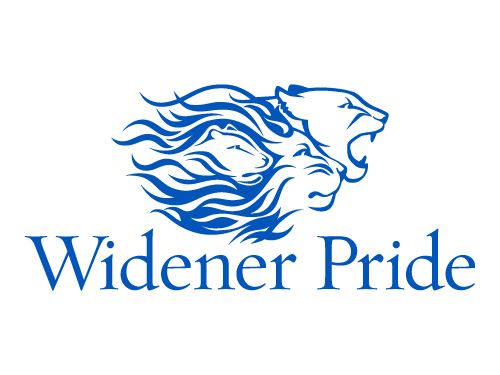 Stacked Pride Logo - Blue