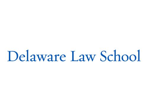 DE Law - Wordmark DE Law School - Blue