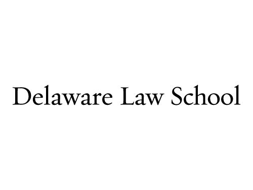 DE Law - Wordmark DE Law School - Black