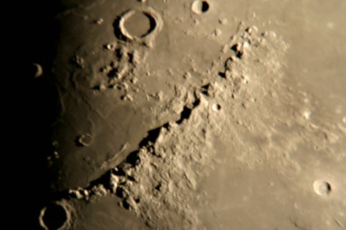 Lunar Apennine Mountains
