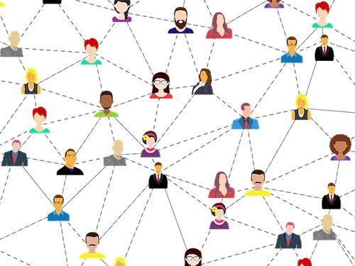 people connected on grid