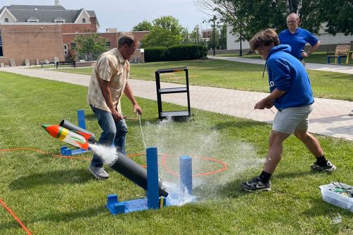Launch your own bottle rocket at Widener's Engineering Camp for High School Students.