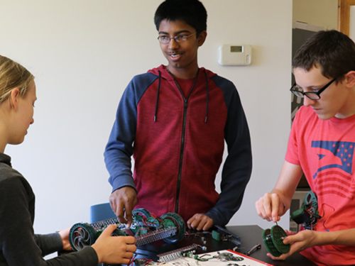 Widener's Robotics Engineering Summer Camp for high schoolers offers hands-on experiences in building robots, solving challenges, and learning from expert faculty.