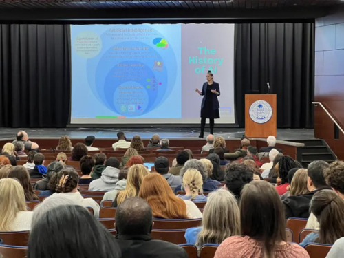 keynote address is given at Widener AI Day