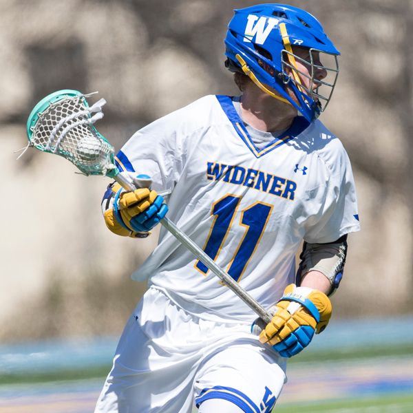 Men's lacrosse player in action