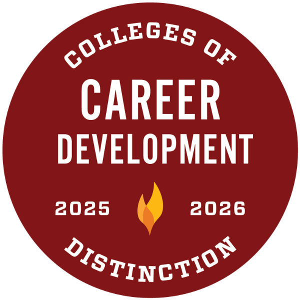 College of Distinction Career Development 2025-2026 Logo