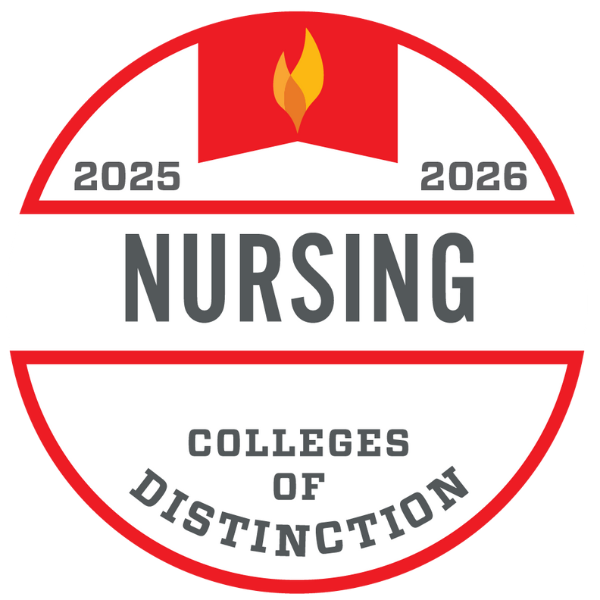 College of Distinction Nursing 2025-2026 Logo