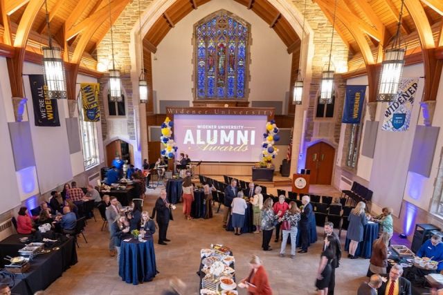 Widener university alumni awards Lathem Hall