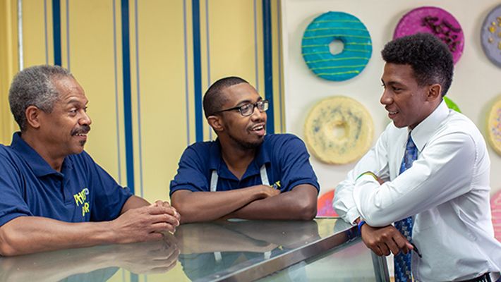 Students gain experience by working in the community