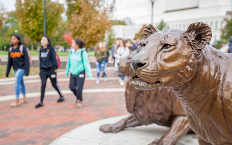 Students with Pride Statue