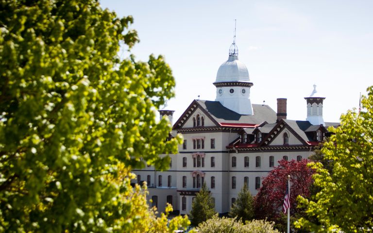 Back of Old Main