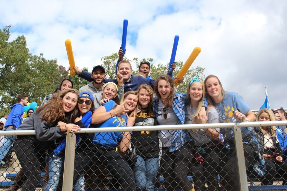 Widener Homecoming Football Game Students